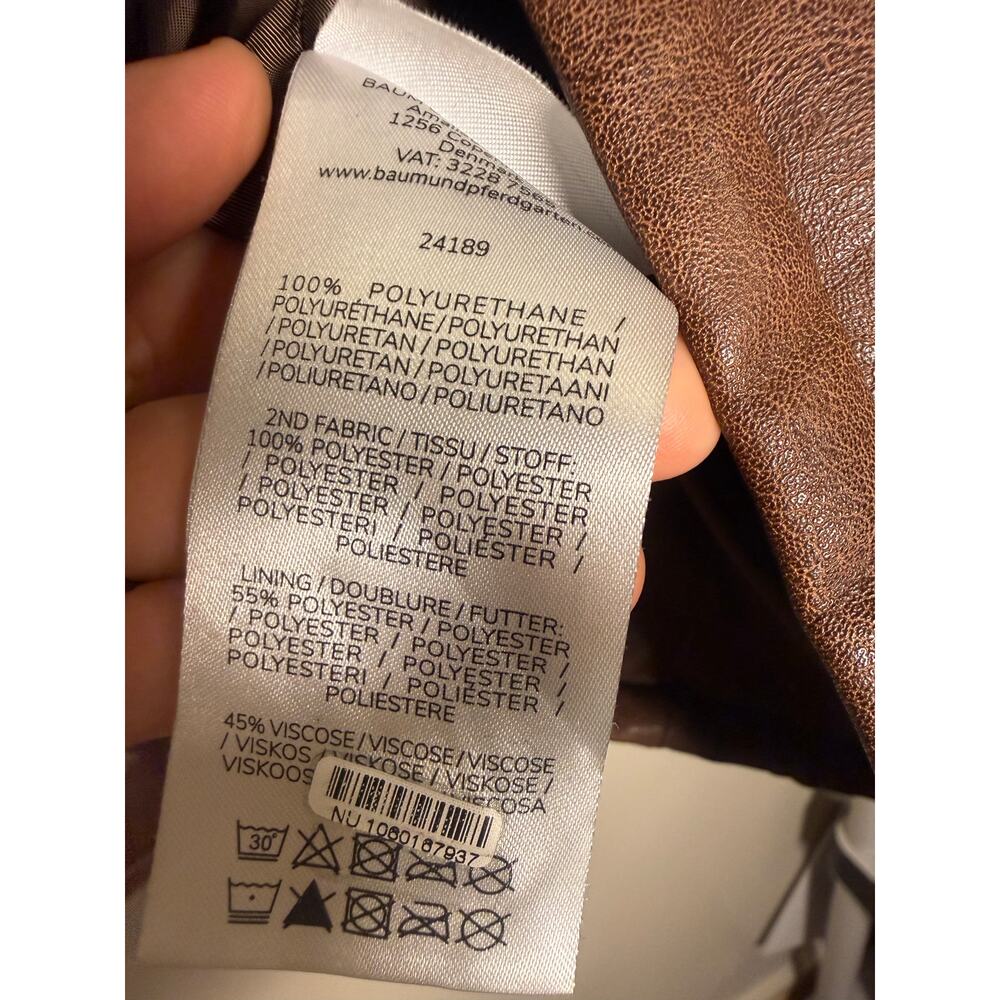 Baum und Pferdgarten Bird8e Jacket in Washed Java Women's Sz. 40 (US 8) - Picture 10 of 12